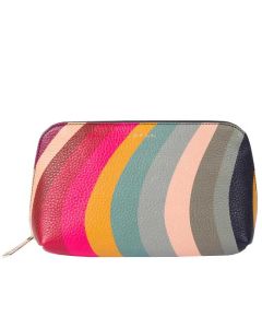 This textured leather makeup bag has been designed by Paul Smith.