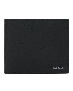 Black 'Commuter Mini' 4CC Leather Billfold and Coin Wallet