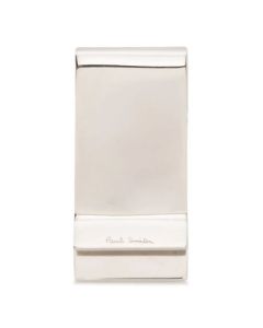Signature Stripe Silver Money Clip