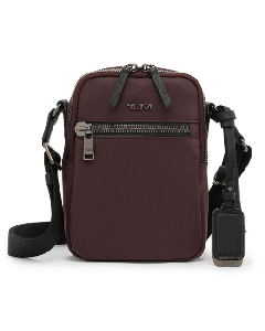 Voyageur Deep Plum Persia Cross Body Bag By TUMI