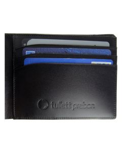 Montblanc wallet has been embossed with company logo.