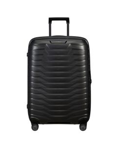 This Samsonite Proxis Matt Graphite Spinner Suitcase, 69 cm is great for long and short trips and has multiple compartments for storage.