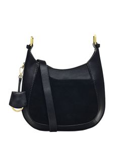 This Black Suede London Pockets 2.0 Small Cross Body Bag was designed by Radley. 