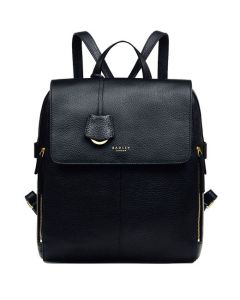 This is a Black Lorne Close Flaptop Backpack designed by Radley.