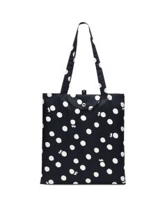 This Black Spot Foldaway Shopper Bag was designed by Radley. 