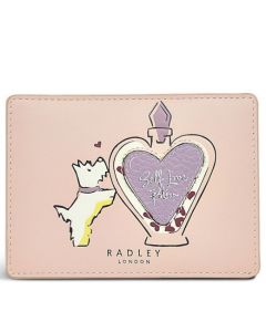 This Blush Pink Love Potion Card Holder has been designed by Radley.