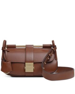 This is the Brown Grosvenor Remastered Small Shoulder Bag designed by Radley. 
