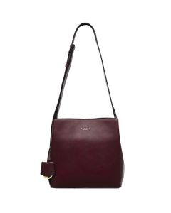 This Dark Red Dukes Place Medium Compartment Cross Body Bag is designed by Radley. 