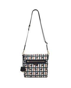 This is the Finsbury Park Checked Dog Small Cross Body Bag designed by Radley London. 