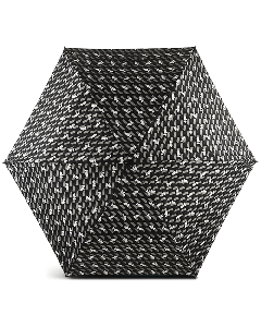 Geo Dog Print Grey Umbrella