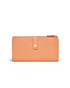Larkswood Large Bifold Matinee Purse In Bright Orange By Radley