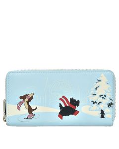 This Light Blue Ice Skating Matinee Purse was designed by Radley. 