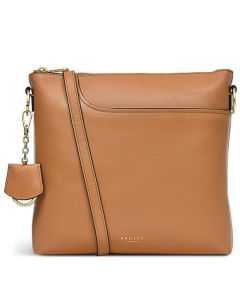Light Brown Pockets 2.0 Medium Cross Body Bag, designed by Radley.