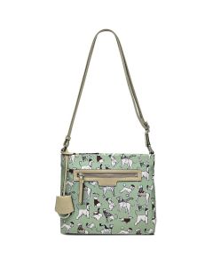 This Light Green Off on an Adventure Cross Body Bag was designed by Radley. 