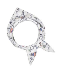 This is the Radley Chalk Off on an Adventure Bandana. 