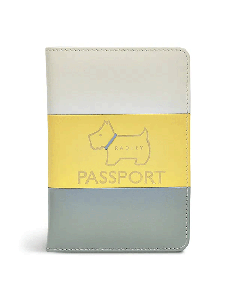 Radley Heritage Dog Outline Stripe Passport Cover