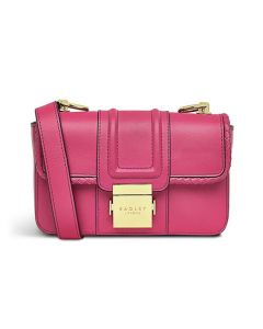 Hanley Close Bright Pink Mini Flap Over Bag