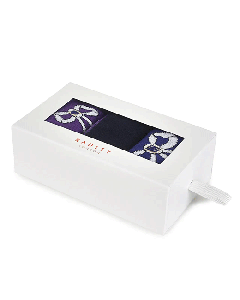 Purple Bows 3-Pack Socks Gift Set