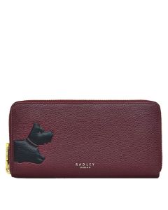 This is the Radley Stamp Dark Red Matinee Purse.