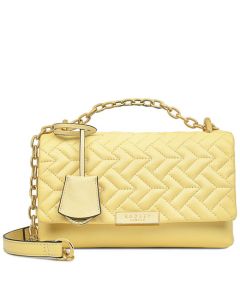 This Light Yellow Mill Bay Quilt Flapover Multiway Bag has been designed by Radley.