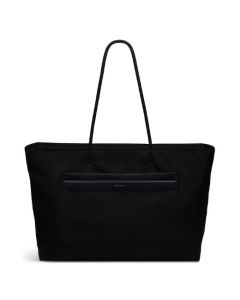 Holland Park Black Large Zip-Top Tote Bag