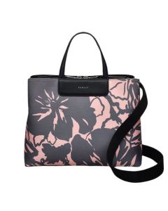 This Southwell Gardens Floral Medium Zip-Top Bag by Radley has been made from water-based PU trims and recycled fabric.