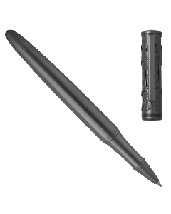 This Hugo Boss Craft Rollerball Pen in Gunmetal is made with brass and has a sleek gunmetal finish. 