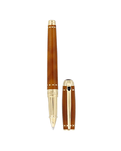 Line D Rollerball Pen Derby Gold By S. T. Dupont
