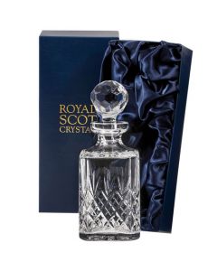 This Edinburgh 80cl Square Spirit Decanter has been designed by Royal Scot Crystal.