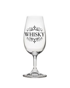 This Stemmed 'Whisky' Engraved Scotch Glass has been designed by Royal Scot Crystal.