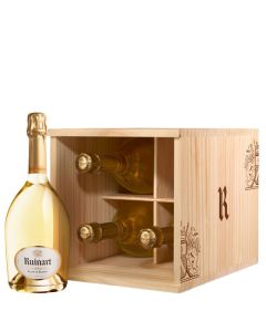 This Blanc de Blancs 4 x 75cl Cellar Case is made by Ruinart. 