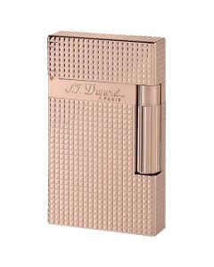 S.T. Dupont Ligne 2 Lighter with Rose Gold Diamond Head Design.