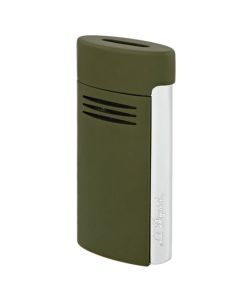 This Matt Khaki Megajet Lighter has been designed by S.T. Dupont Paris.