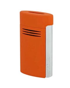 This Matt Orange Megajet Lighter has been designed by S.T. Dupont Paris.