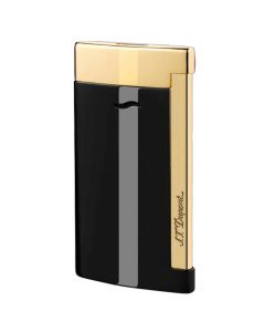 This Black & Gold Lacquer Slim 7 Lighter is designed by S.T. Dupont Paris. 