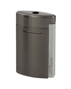 This Brushed Gun Metal Minijet Lighter is designed by S.T. Dupont Paris. 
