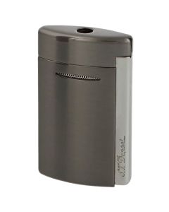 This Brushed Gun Metal Minijet Lighter is designed by S.T. Dupont Paris. 