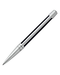 S.T. Dupont Defi Ballpoint Pen - Black with Palladium Platted Finish.