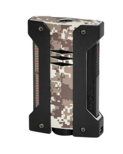 This is the S.T. Dupont Défi Extrême Camo Desert Lighter. 