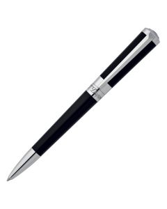S.T. Dupont Liberte Ballpoint Pen - Black with Palladium trim.