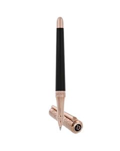 This Black & Pink Gold Liberté Rollerball Pen is designed by S.T. Dupont Paris. 