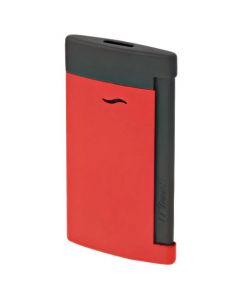 This Matt Black & Red Slim 7 Lighter is designed by S.T. Dupont Paris. 