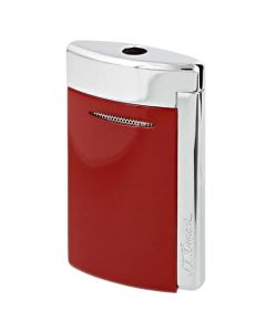 This Red & Chrome Minijet Lighter is designed by S.T. Dupont Paris. 