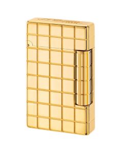 This Golden Bronze Initial Quadri Lighter is designed by S.T. Dupont Paris. 