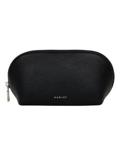 This Commute Street Black Medium Makeup Bag by Radley has a zip closure with a spacious inside for makeup and small bits.