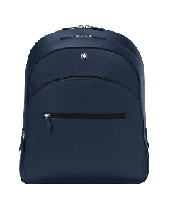 This Sartorial Ink Blue Large Backpack 3 Compartments has multi compartments and zip pockets for organisation. 