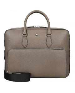Montblanc's Sartorial Mastic Leather Document Case Medium is made out of textured saffiano leather.