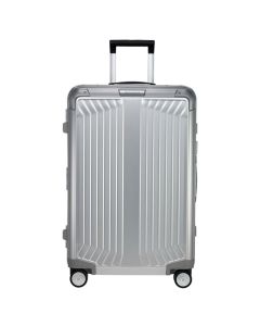 Samsonite's Lite-Box Alu Silver Spinner Suitcase, 69 cm is made out of aluminium so it is durable but heavier than other suitcases.