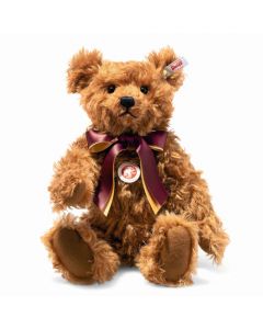 This is Steiff's British Collectors' 2023 Teddy Bear.
