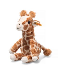 This Soft Cuddly Friend Gina the Giraffe is designed by Steiff. 